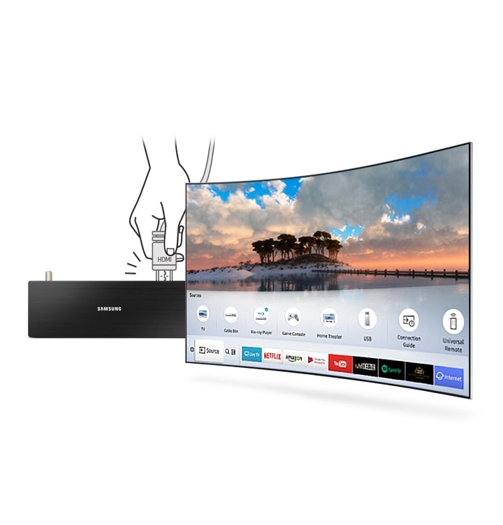 تلویزیون 4K منحنی سامسونگ LED TV Curved Samsung 55NU8950 سایز 55 اینچ