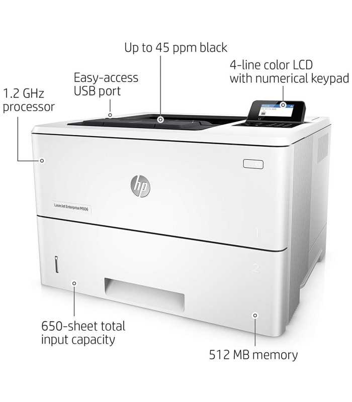 پرینتر لیزری تک کاره اچ پی Printer LaserJet Pro HP M506dn