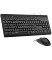 کیبورد و ماوس سیمدار رپو Keyboard Mouse Wired Rapoo NX1710