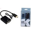 تبدیل کی نت HDMI to VGA Knet K-VA174 Convertor With Sound