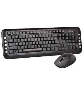 کیبورد و ماوس ای فورتک Keyboard Mouse Wireless A4Tech 7200N