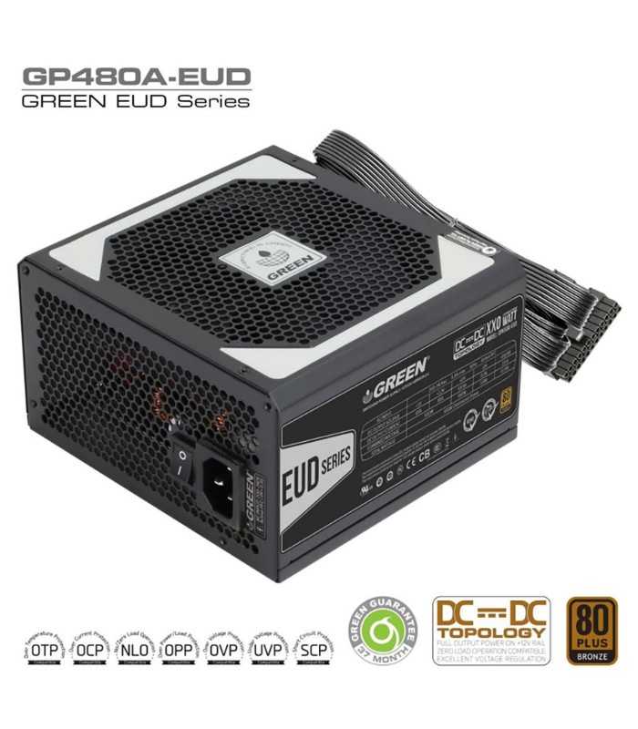 پاور گرین Green Power Supply GP480A-EUD