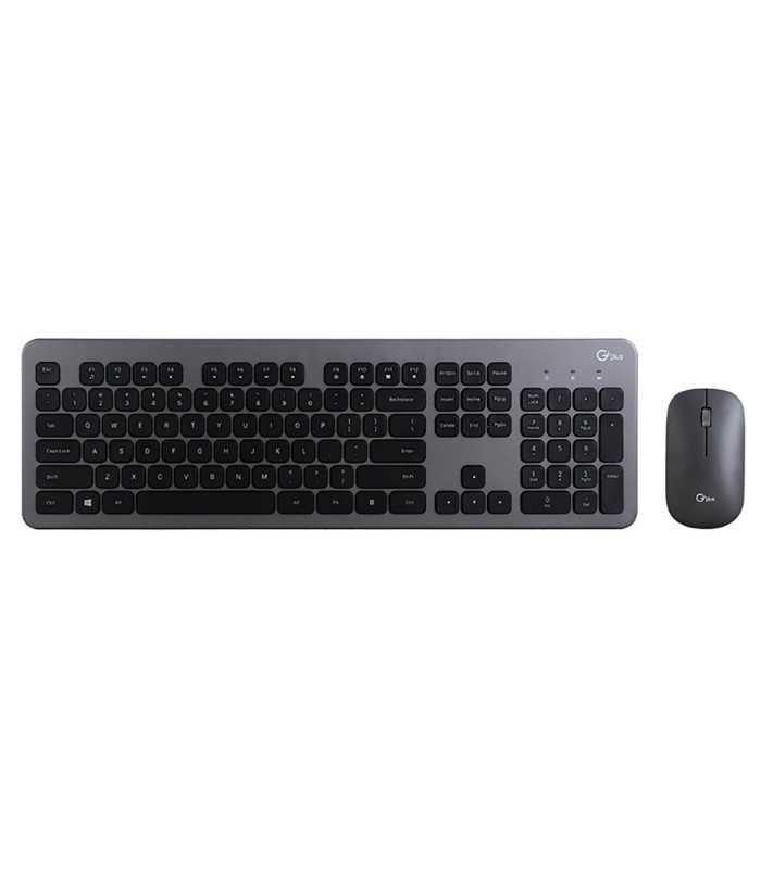کیبورد و ماوس وایرلس جی پلاس Keyboard & Mouse Wireless GPlus J70WT