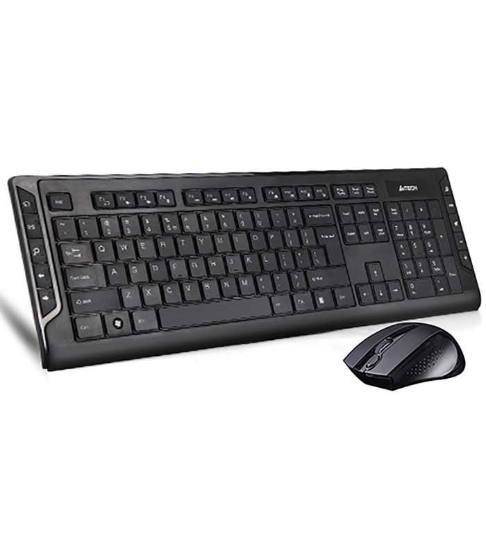 کیبورد و ماوس ای فورتک Keyboard Mouse Wireless A4Tech 6300F