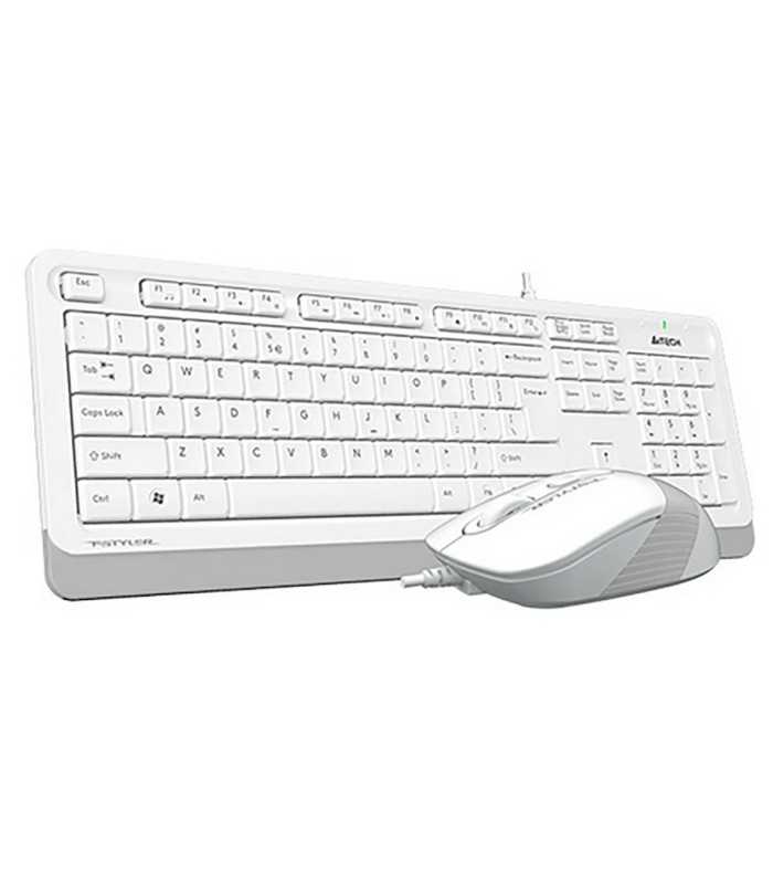 کیبورد و ماوس ای فورتک Keyboard Mouse A4Tech Fstyler F1010