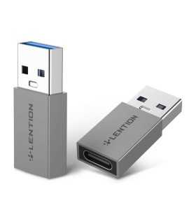 تبدیل لنشن Lention H3 USB Type A to USB Type C فلزی