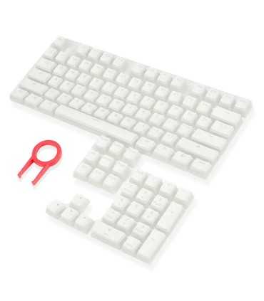 مجموعه کامل کلیدهای کیبورد مکانیکال RedRagon Keycap A130 White