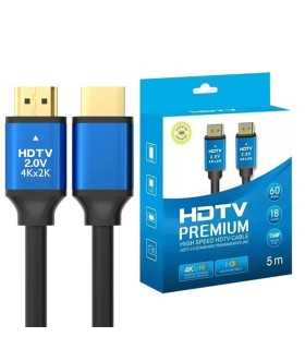کابل HDMI دلتا نسخه 2.0 HDTV Premium طول 1.5 متر