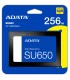 حافظه اس اس دی ای دیتا SSD AData SU650 ظرفیت 256 \nگیگابایت