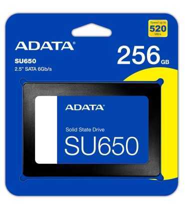 حافظه اس اس دی ای دیتا SSD AData SU650 ظرفیت 256 \nگیگابایت