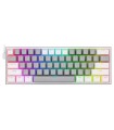 کیبورد گیمینگ ردراگون RedRagon FIZZ K617 Grey-White RGB