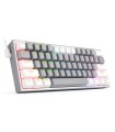 کیبورد گیمینگ ردراگون RedRagon FIZZ K617 Grey-White RGB