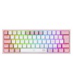 کیبورد گیمینگ ردراگون RedRagon FIZZ K617 White-Pink RGB