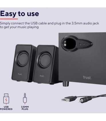 اسپیکر تراست Trust AVORA 2.1 USB Subwoofer Speaker Set