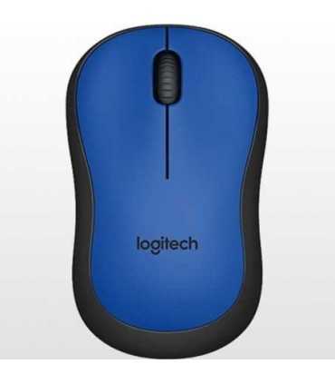 ماوس بیسیم لاجیتک Logitech MOUSE SILENT M220 RF BLUE