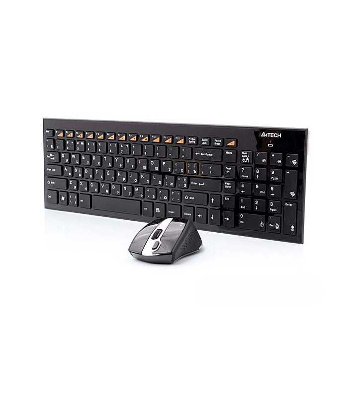 کیبورد و ماوس ای فورتک Keyboard Mouse Wireless A4Tech 9500