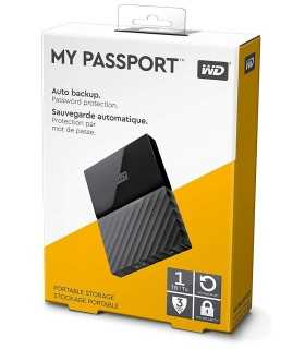 هارد اکسترنال وسترن دیجیتال مای پاسپورت WD My Passport ظرفیت 1 ترابایت