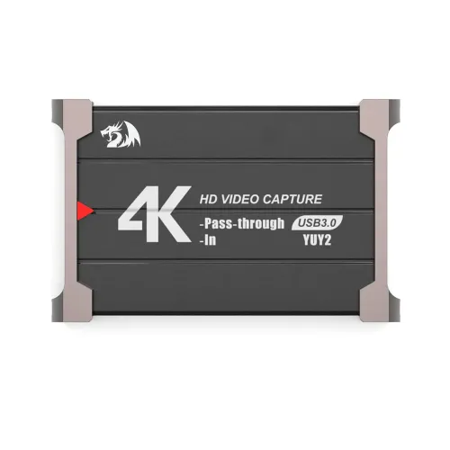 کارت کپچر ردراگون مدل VC321 4K کارت کپچر ردراگون RedRagon VC321 4K با پورتهای HDMI و USB 3.0، مناسب استریم و ضبط گیمپلی
