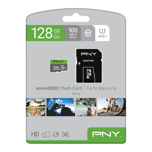 کارت حافظه PNY Elite 128GB microSD UHS-I U1 C10 100MBs کارت حافظه PNY Elite 128GB microSD UHS-I U1 C10 100MBs