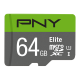 کارت حافظه PNY Elite 64GB microSD UHS-I U1 C10 100MBs