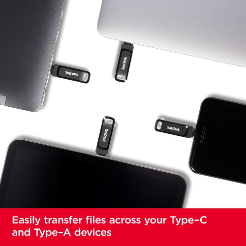 فلش SanDisk Ultra Dual Drive Go 128GB USB 3.1 دو کانکتور فلش SanDisk Ultra Dual Drive Go 128GB USB 3.1 دو کانکتور