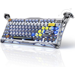 کیبورد گیمینگ گراواستار GravaStar Mercury K1 Pro Interstellar Silver