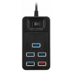 هاب USB 3.0 پنج پورت Kingdom HK-022 | افزایش پورت USB هاب USB 3.0 پنج پورت Kingdom HK-022 | افزایش پورت USB