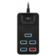 هاب USB 3.0 پنج پورت Kingdom HK-022 | افزایش پورت USB