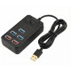 هاب USB 3.0 پنج پورت Kingdom HK-022 | افزایش پورت USB