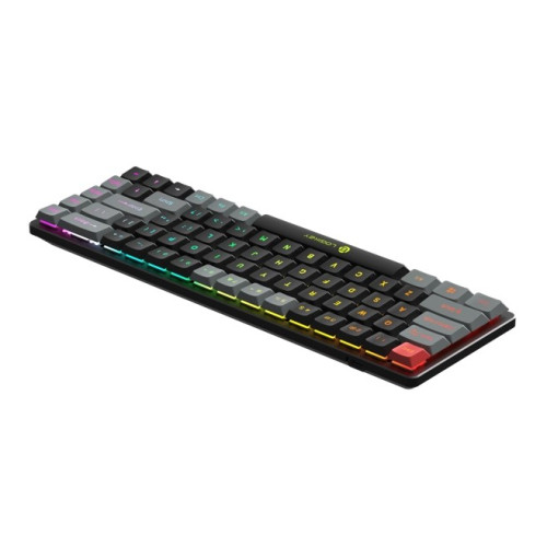 کیبورد-مکانیکال-بیسیم-لاجیکی-Logikey-K410B کیبورد مکانیکال بیسیم لاجیکی Logikey K410B با سوئیچ قرمز و نورپردازی RGB