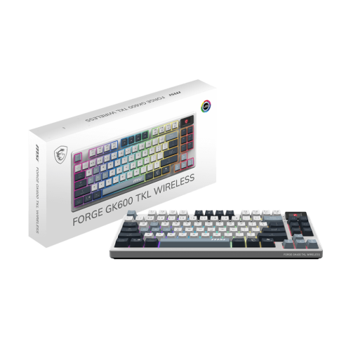 کیبورد گیمینگ ام اس آی MSI Forge GK600 TKL Sky