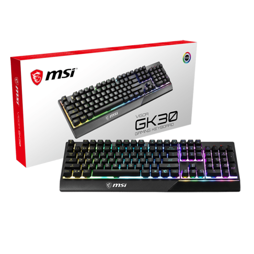 کیبورد گیمینگ ام اس آی MSI Vigor GK30 مشکی