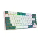 کیبورد بیسیم مکانیکال ردراگون مدل K678 WG Pro کیبورد ردراگون RedRagon K678 WG Pro با سوئیچ قرمز و طراحی سفید-سبز