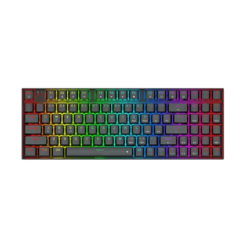 کیبورد مکانیکال گیمینگ ردراگون مدل GHOSTBLADE K735 کیبورد ردراگون RedRagon GHOSTBLADE K735 با سوئیچهای مغناطیسی صورتی و طراحی ۹۰٪