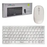 کیبورد و ماوس وایرلس رویال Royal RKM-810 سفید
