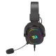 هدست گیمینگ ردراگون RedRagon ZEUS H510-MS مشکی با درایور ۵۳mm، کاور طرح انیمه و صدای ۷.۱ کاناله