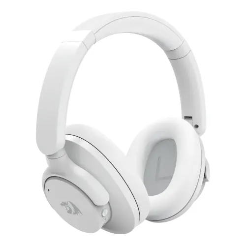 هدست بی‌سیم گیمینگ ردراگون RedRagon VibeCore H610 سفید با باتری ۴۰ ساعته و اتصال بلوتوث