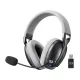 هدست بیسیم گیمینگ ردراگون مدل Skuld H878 BG مشکی-طوسی هدست بیسیم گیمینگ ردراگون RedRagon Skuld H878 BG با نورپردازی آبی، اتصال سهگانه و صدای ۷.۱ کاناله