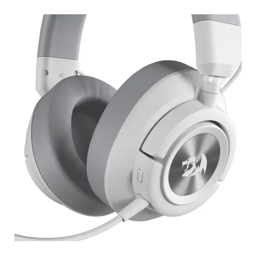 هدست بی‌سیم گیمینگ ردراگون RedRagon Spectra H889 سفید با اتصال چهارگانه و درایور ۵۳mm