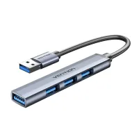 هاب ۴ در ۱ ونشن Vention CKOHB | USB 3.0 با بدنه فلزی