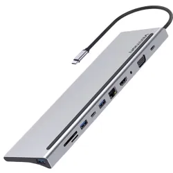 داک استیشینگ ۱۱ در ۱ USB-C ونشن Vention THTHC | ۴K HDMI, PD
