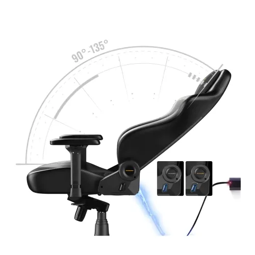 صندلی گیمینگ دی ایکس ریسر DXracer Martian Series 2025 L رنگ Fabric Black