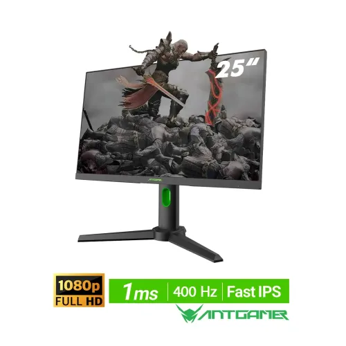 مانیتور گیمینگ ANTGAMER ANT25DVF با نرخ ۴۰۰ هرتز و پنل Fast IPS