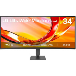 مانیتور ال‌جی LG UltraWide 34U640B-B 34" VA WQHD 144Hz
