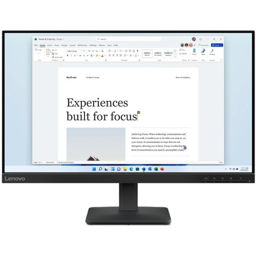 مانیتور-لنوو-Lenovo-L24-4e-24-IPS-FHD مانیتور لنوو Lenovo L24-4e 24" IPS FHD 100Hz اصل و اورجینال