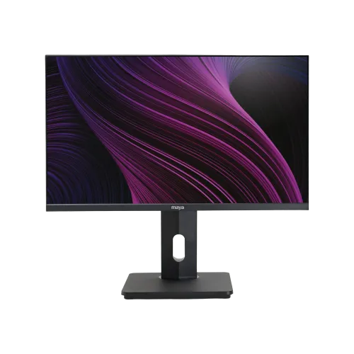 مانیتور ۲۴ اینچ مایا MAYA MO24 BP E2 با پنل IPS، نرخ نوسازی ۱۲۰ هرتز و پایه متحرک