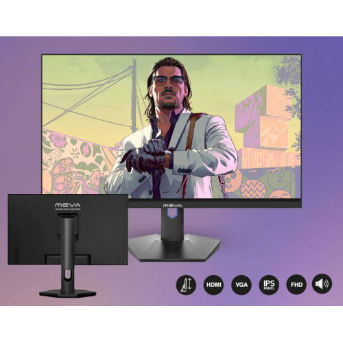 مانیتور میوا Meva 24HM2FAY 24" IPS 75Hz Adjustable Stand مانیتور میوا Meva 24HM2FAY 24" IPS 75Hz Adjustable Stand