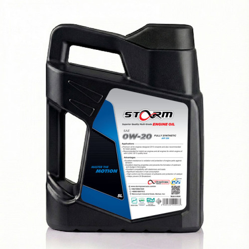 روغن-موتور-0W-20-استورم-Storm-API-SN روغن موتور 0W-20 استورم Storm تمام سنتتیک API SN اصل و اورجینال
