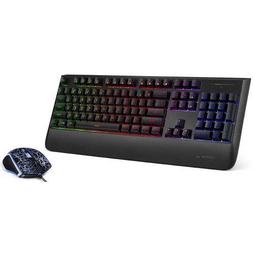کیبورد و ماوس گیمینگ رپو Keyboard Mouse Gaming Rapoo V110 کیبورد و ماوس گیمینگ رپو Keyboard Mouse Gaming Rapoo V110