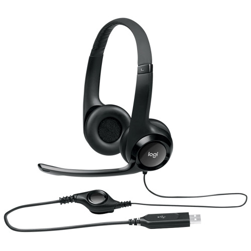 هدست لاجیتک Headset USB Logitech H390